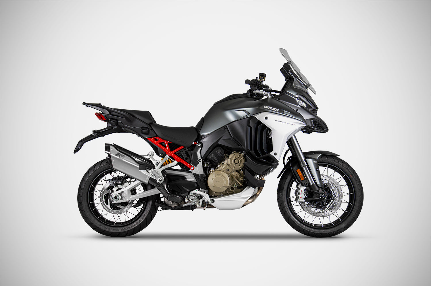 TERMINALE ZARD EURO5 TITANIO-CARBONIO DUCATI MULTISTRADA V4 2021-23
