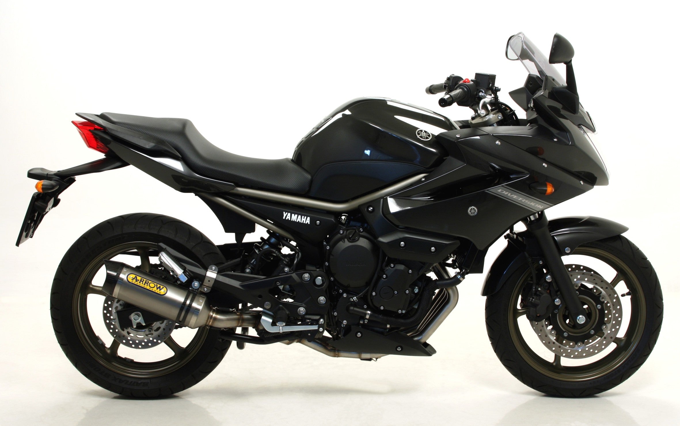 COMPLETE EXHAUST APP STREET THUNDER TITANIUM-CARB ARROW YAMAHA XJ6 09-15