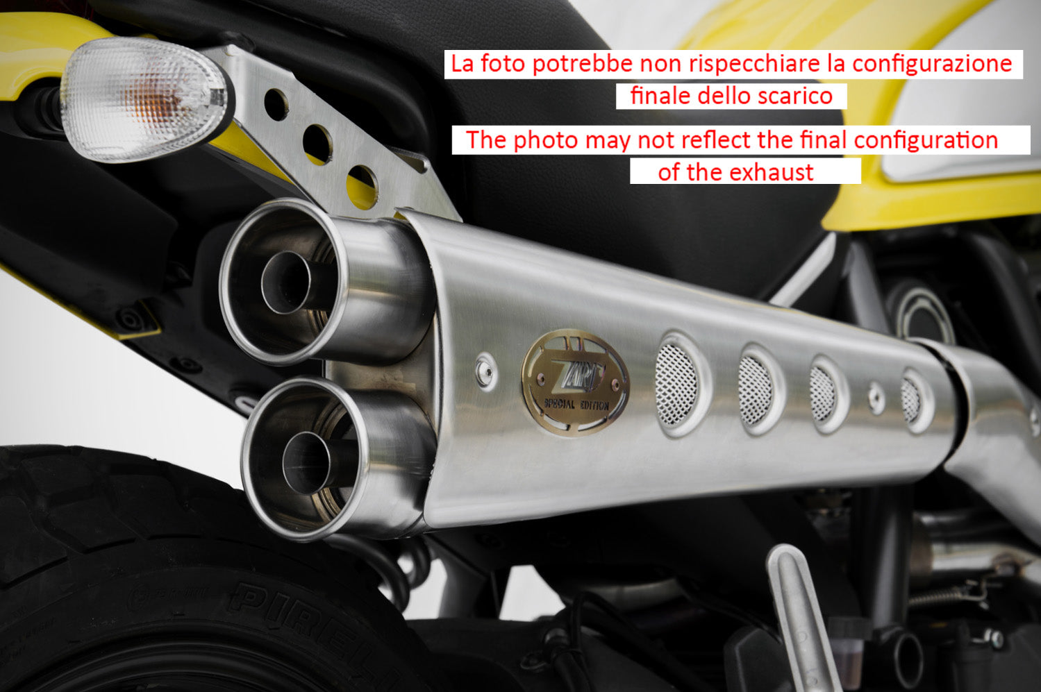 SCARICO COMPLETO ALTO HM ZARD INOX OMOLOGATO DUCATI SCRAMBLER 800 2015-19