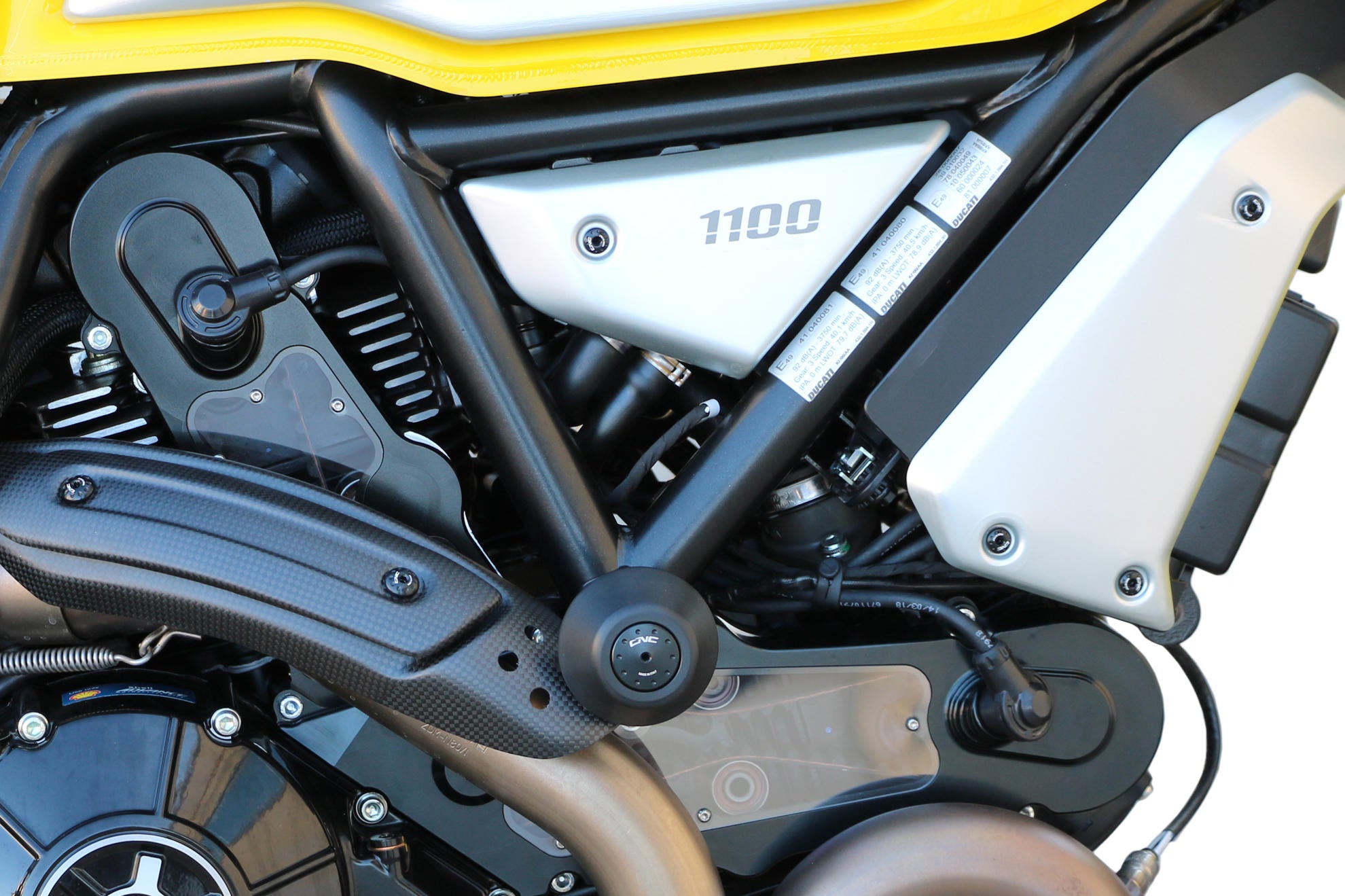 PROTECTION PADS ENGINE/FRAME/FAIRING CNC RACING DUCATI SCRAMBLER 1100 2018 - 19