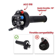 RIGHT SWITCH + GAS INTEGRATED CONTROLS JETPRIME BMW R 1200 GS ADV 2014 - 18