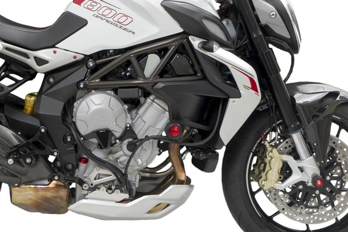 TAMPONI PROTEZIONE MOTORE TELAIO CNC RACING MV AGUSTA TURISMO VELOCE 800 2015-16