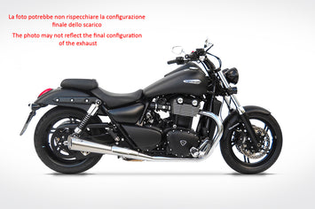 ZARD SLIP-ON CONICAL STAINLESS STEEL RACING TRIUMPH THUNDERBIRD 1600 2009-16