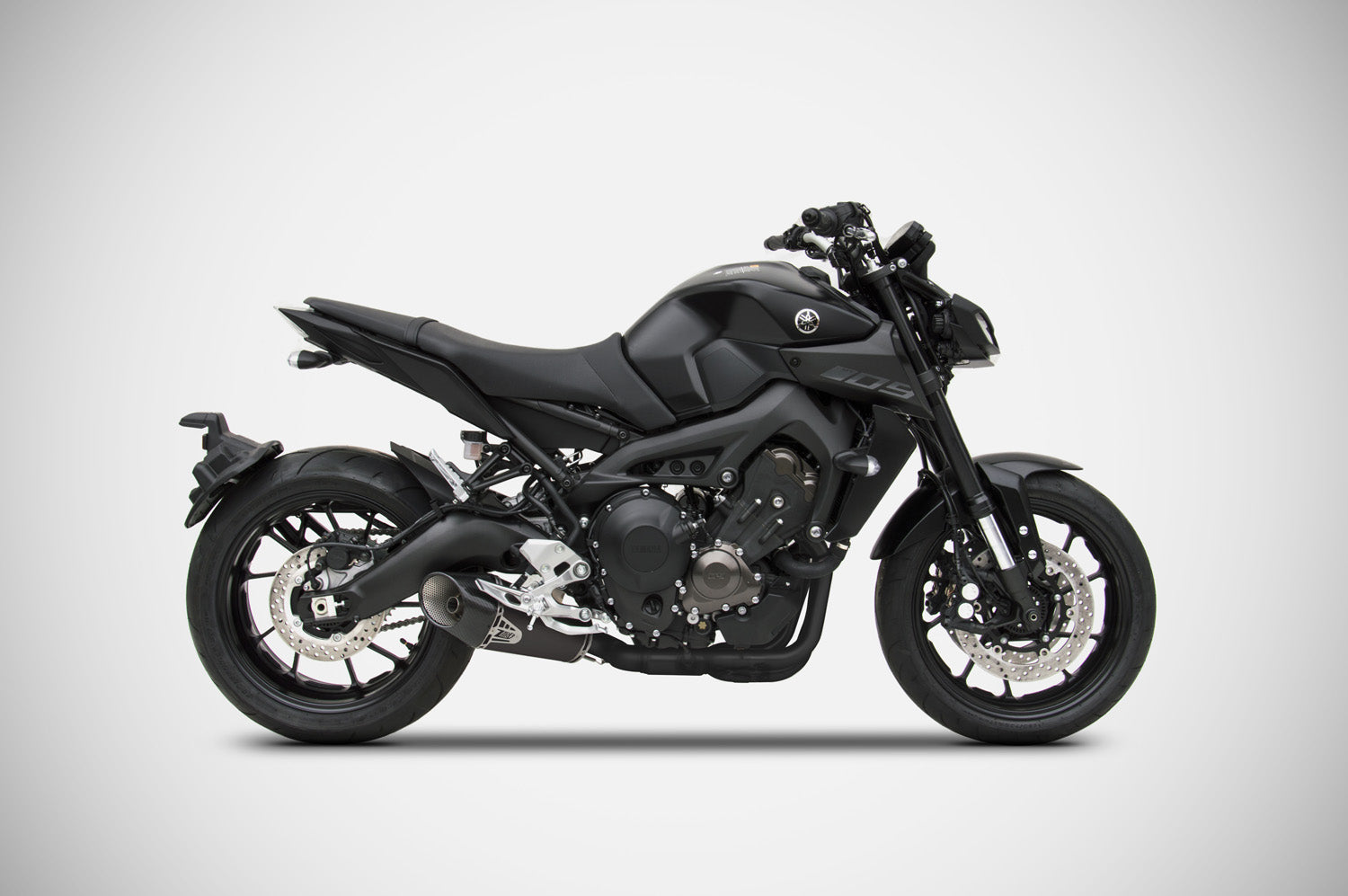 EXHAUST 3 - 1 ZARD LOW APPROVED EURO4 STEEL YAMAHA MT 09 2017-20