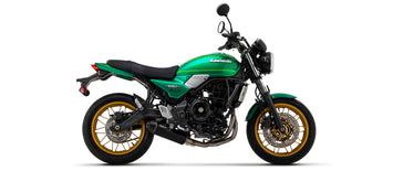 TERMINALE ARROW REBEL ACCIAIO NERO-CARBONIO KAWASAKI Z 650 RS 2021-22