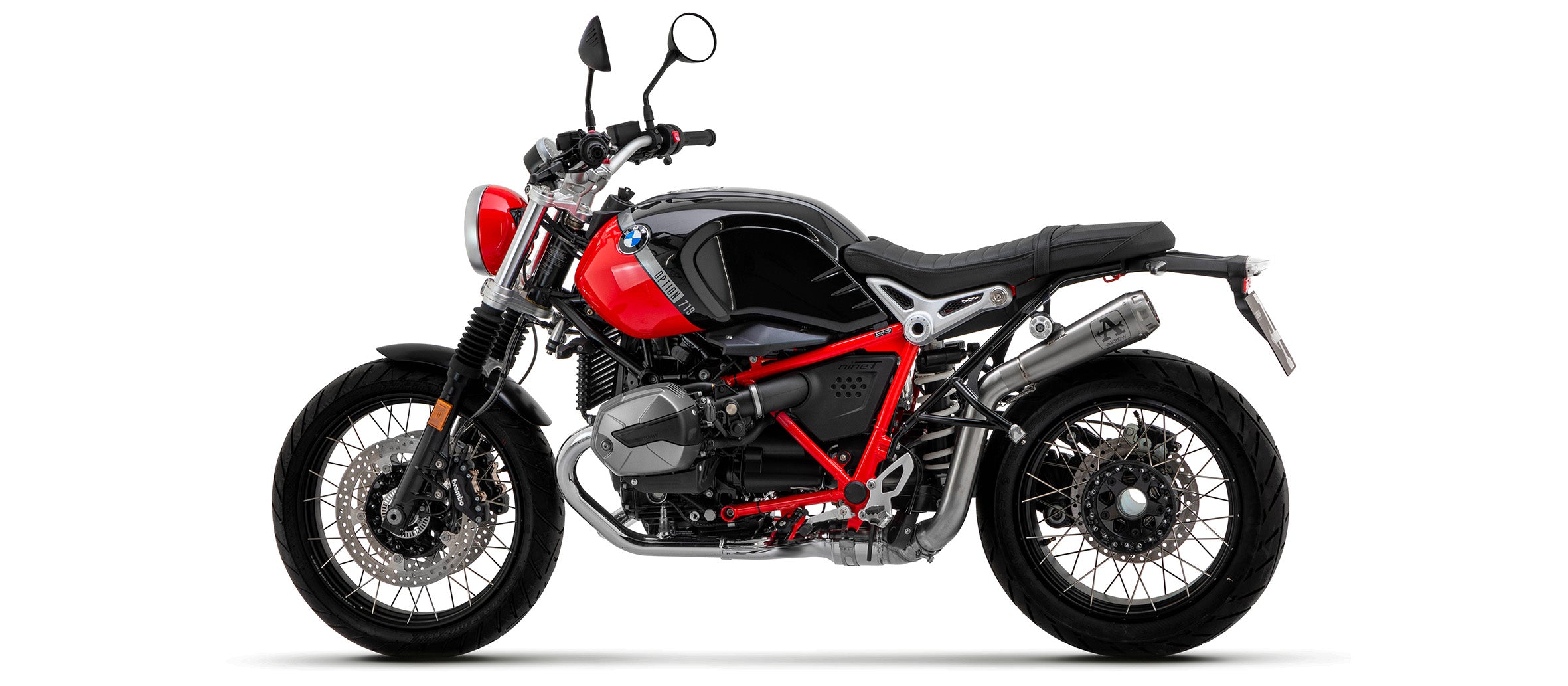 SILENCER PRO-RACE FULL TITANIUM ARROW BMW R NINE T SCRAMBLER 2021-22