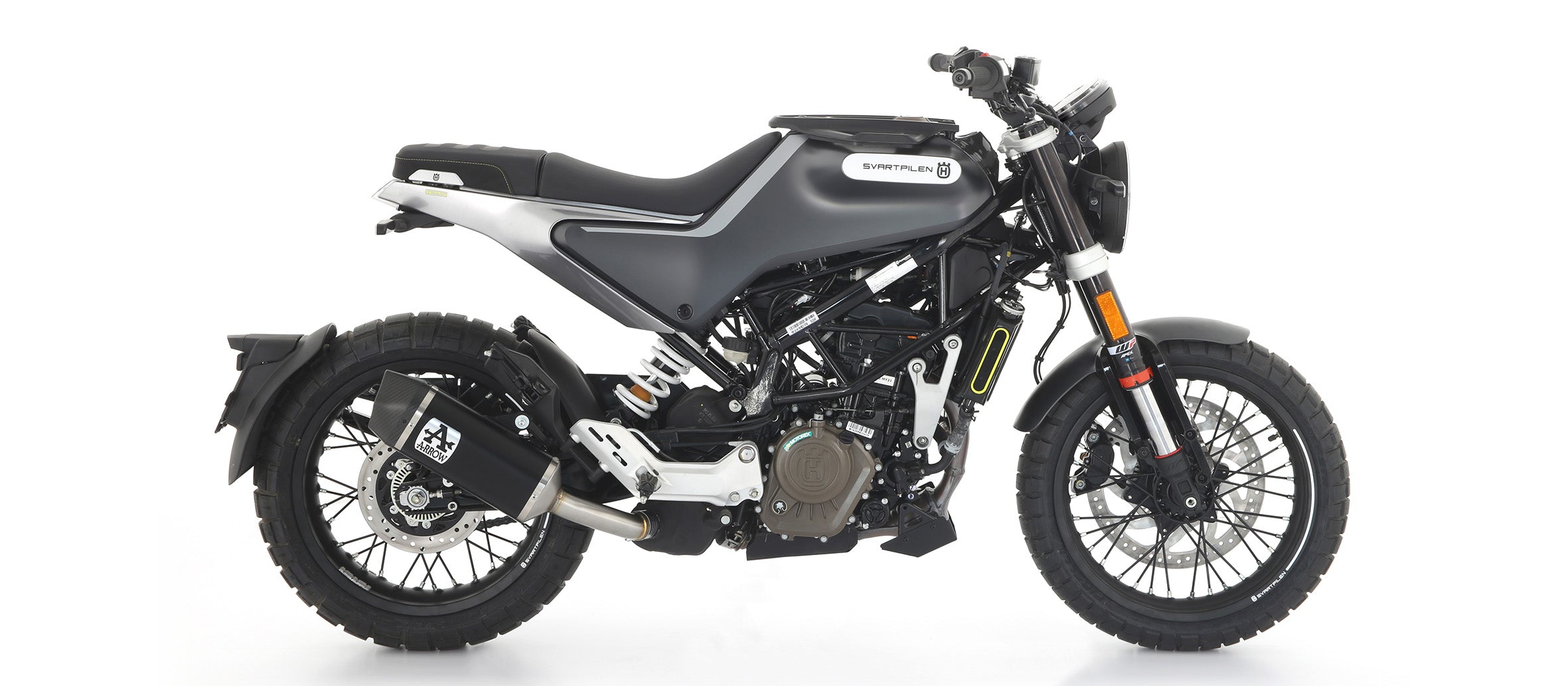 SCARICO TITANIO-CARBONIO ARROW HUSQVARNA SVARTPILEN / VITPILEN 125 2021>