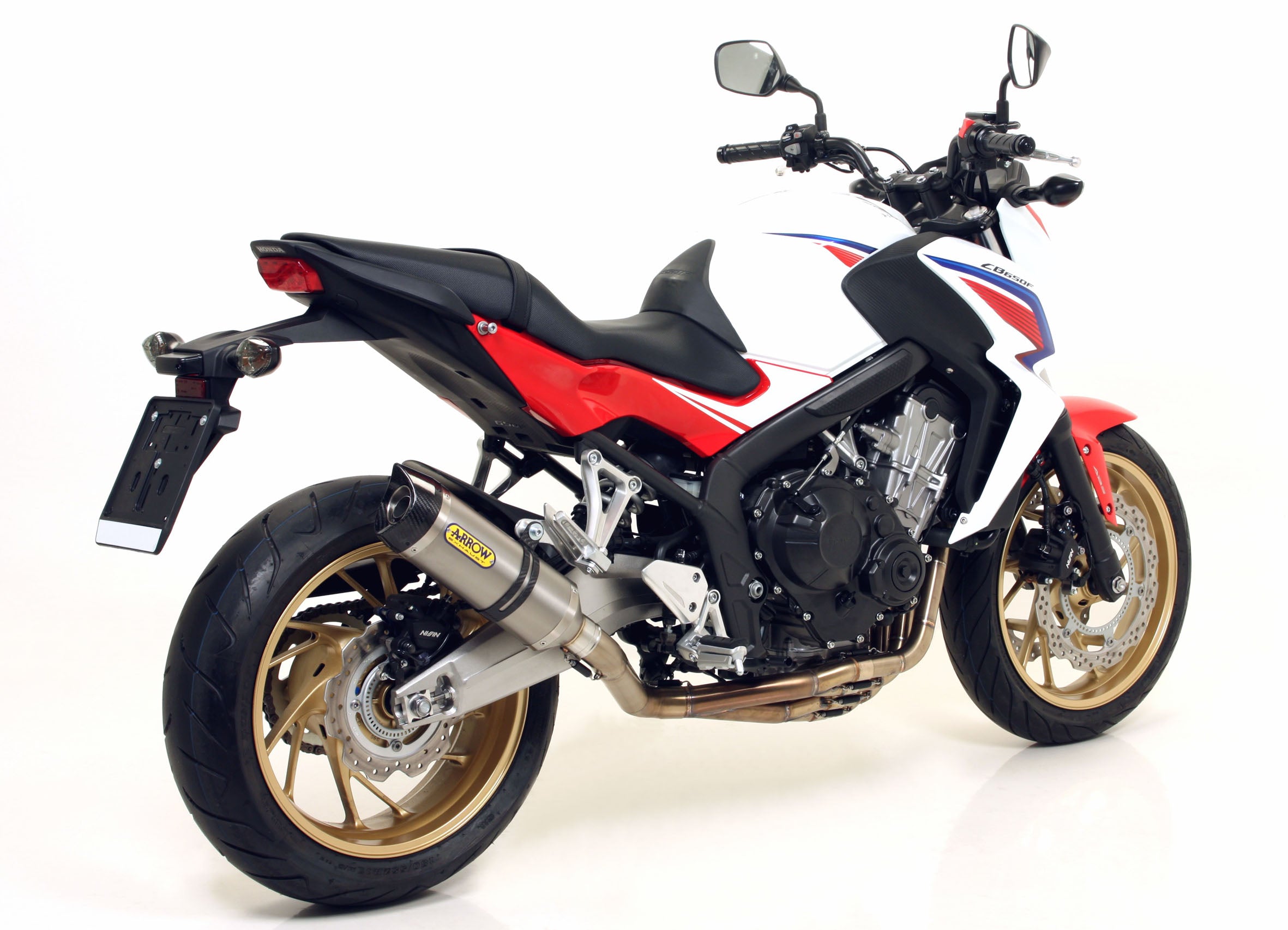 COMPLETE EXHAUST THUNDER TITANIUM-CARB ARROW HONDA CB 650 F 2014-18