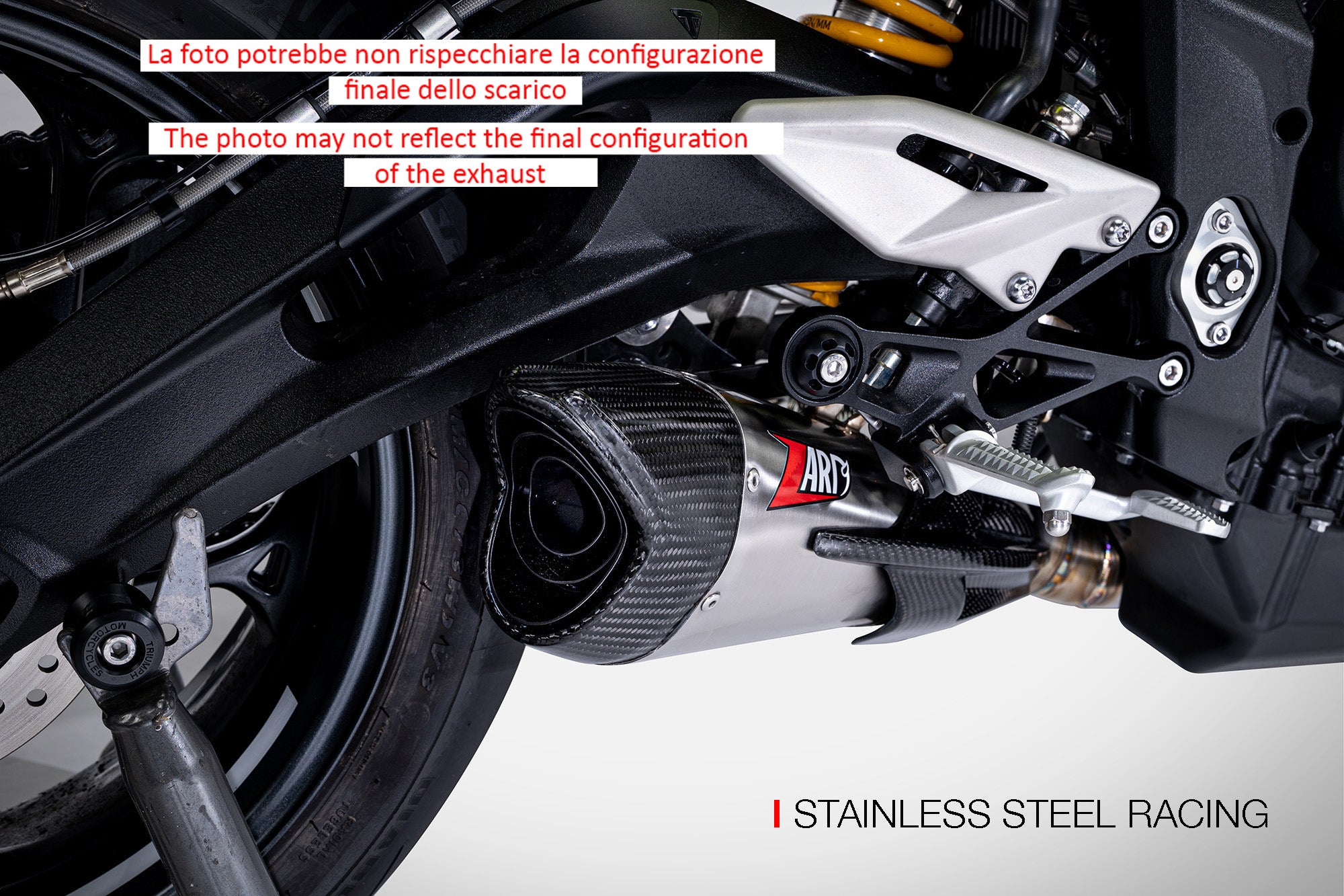 COMPLETE EXHAUST ZARD STEEL APPROVED EURO5 TRIUMPH STREET TRIPLE 765 2023