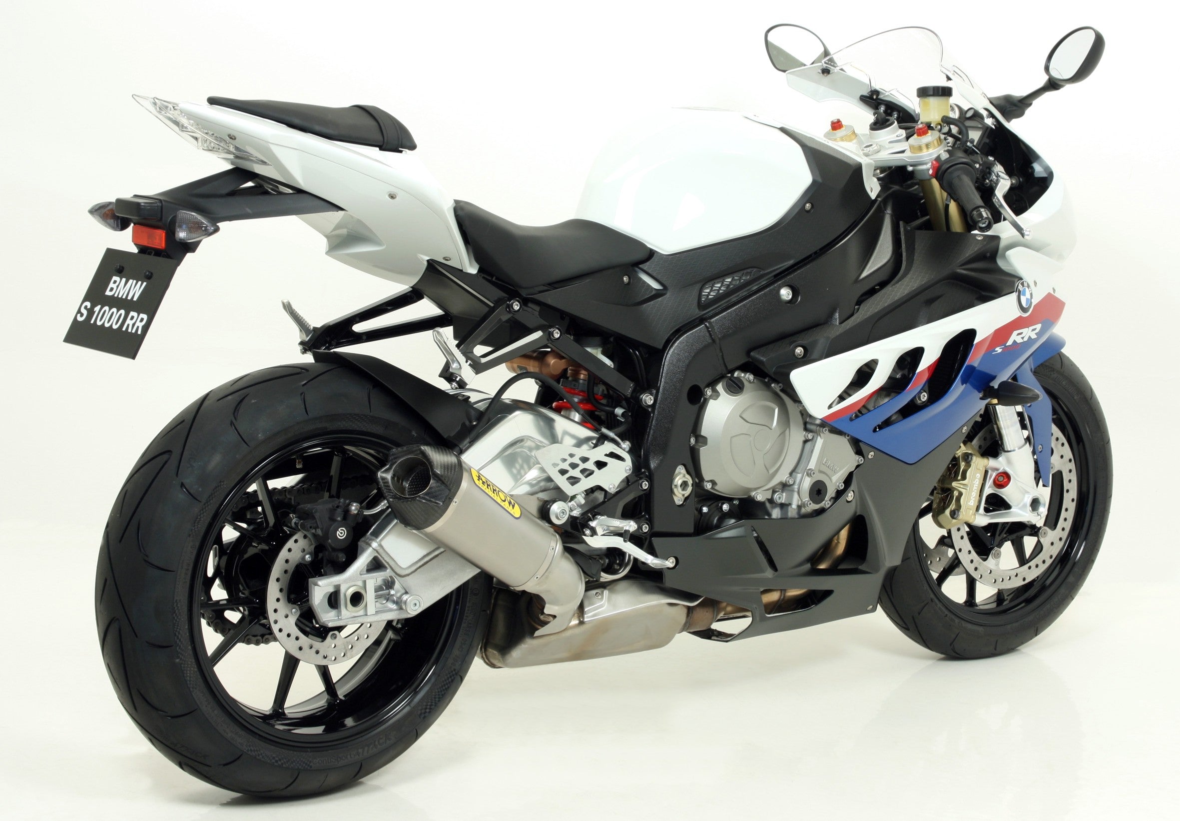 SILENCER WORKS TITANIUM-CARB ARROW BMW S 1000 RR 09-14