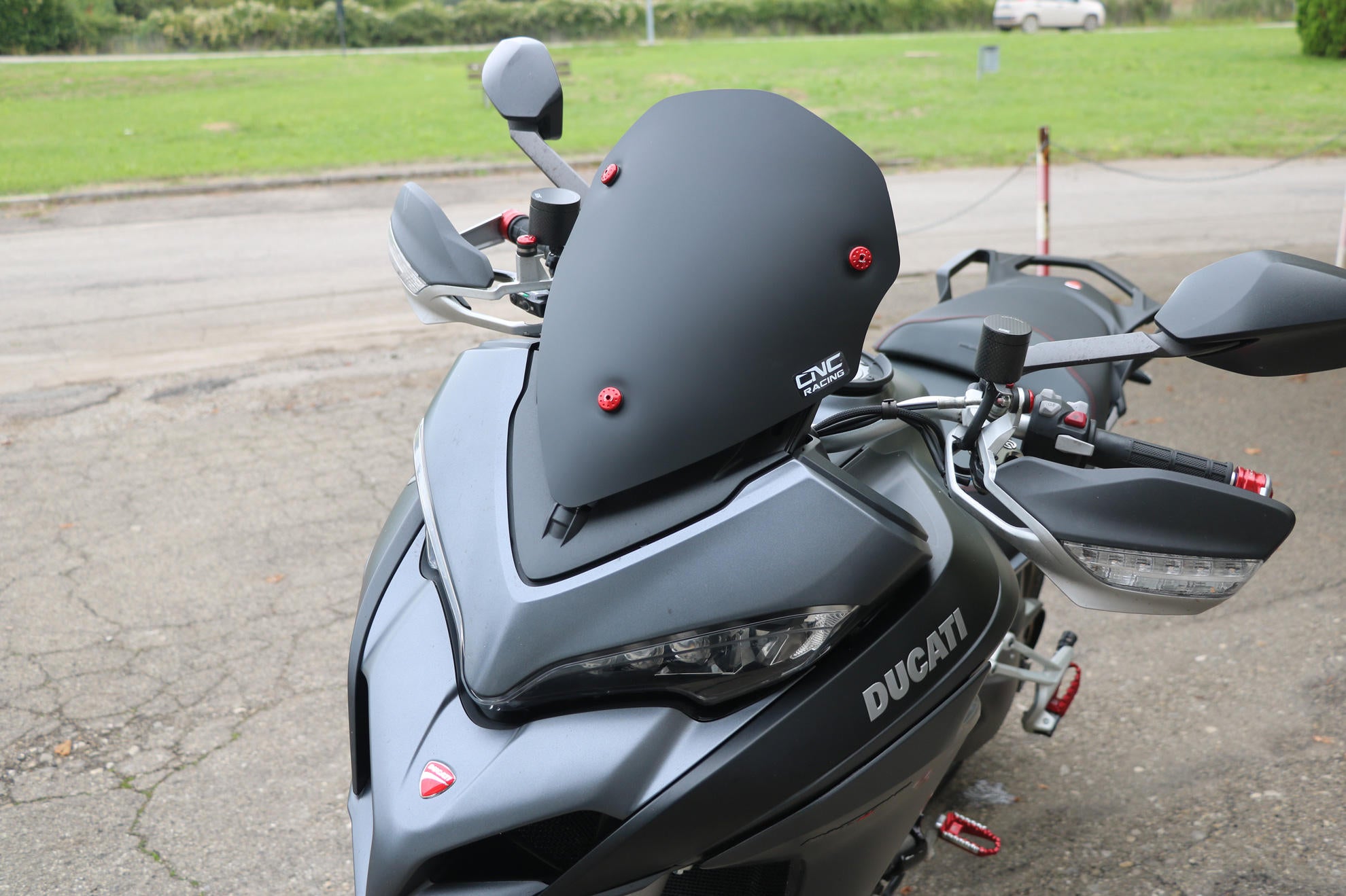 CUPOLINO TOURING SPORT NERO CNC RACING DUCATI MULTISTRADA 1200 S PIKES PEAK