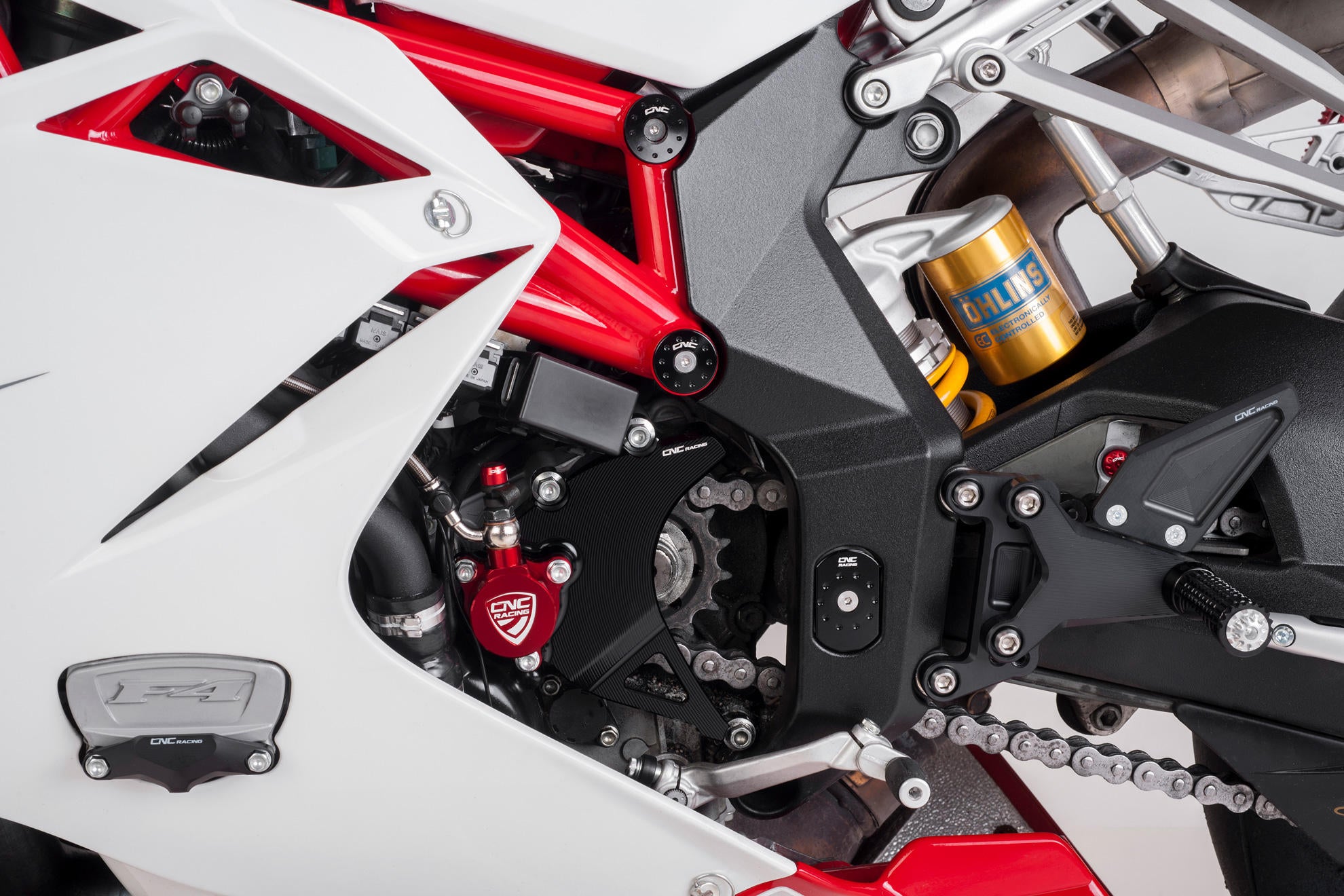 Frame cap sets CNC RACING MV AGUSTA F4 1000 RC