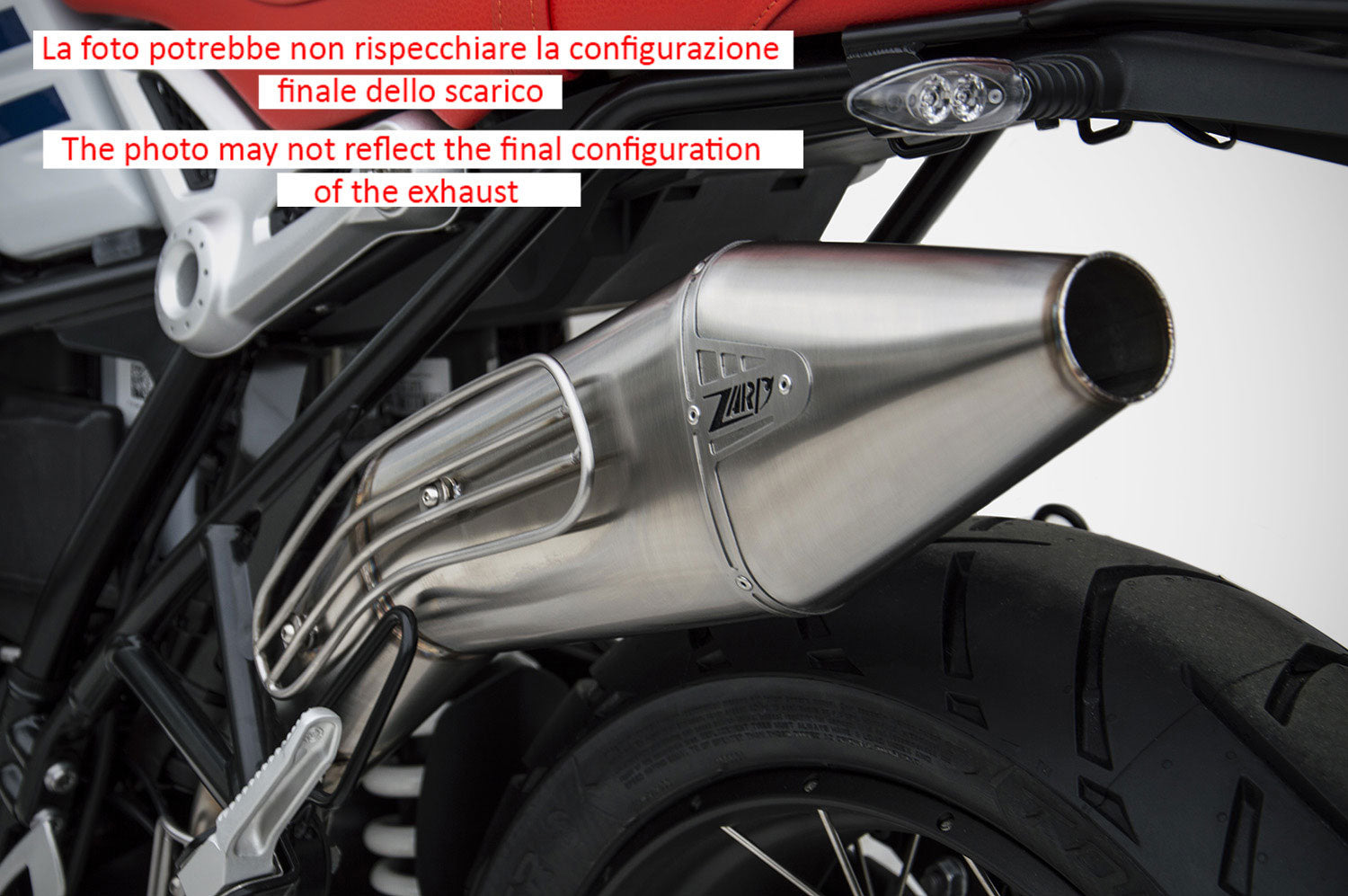 TERMINALE SCARICO ZARD R80 INOX OMOLOGATO EURO5 BMW R NineT PURE 2021-23