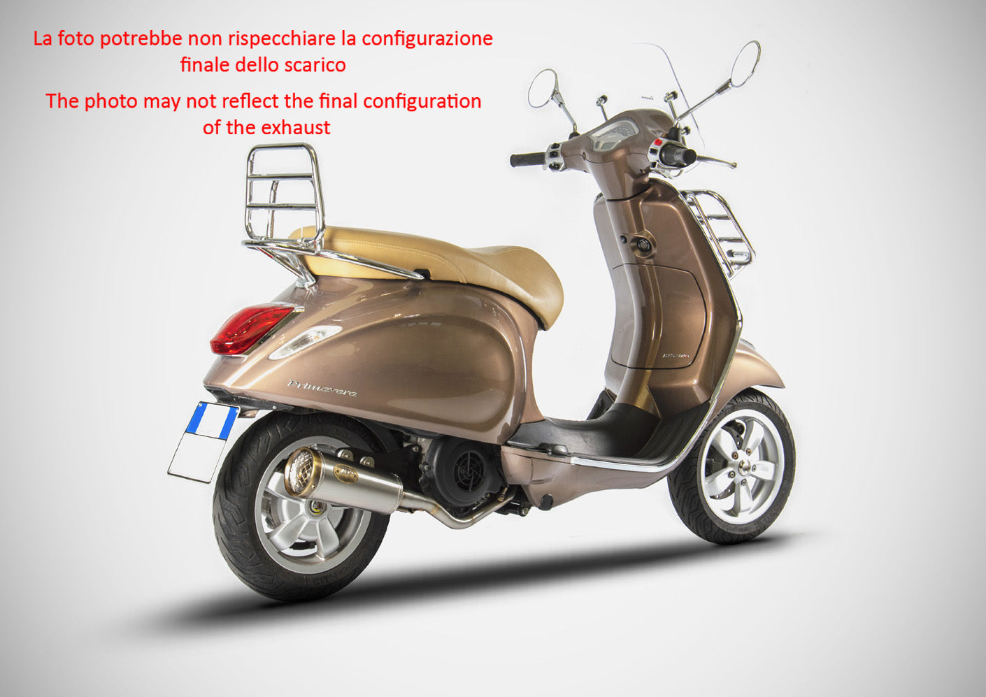 COMPLETE EXHAUST ZARD INOX RACING PIAGGIO VESPA 125 PRIMAVERA 2020-23