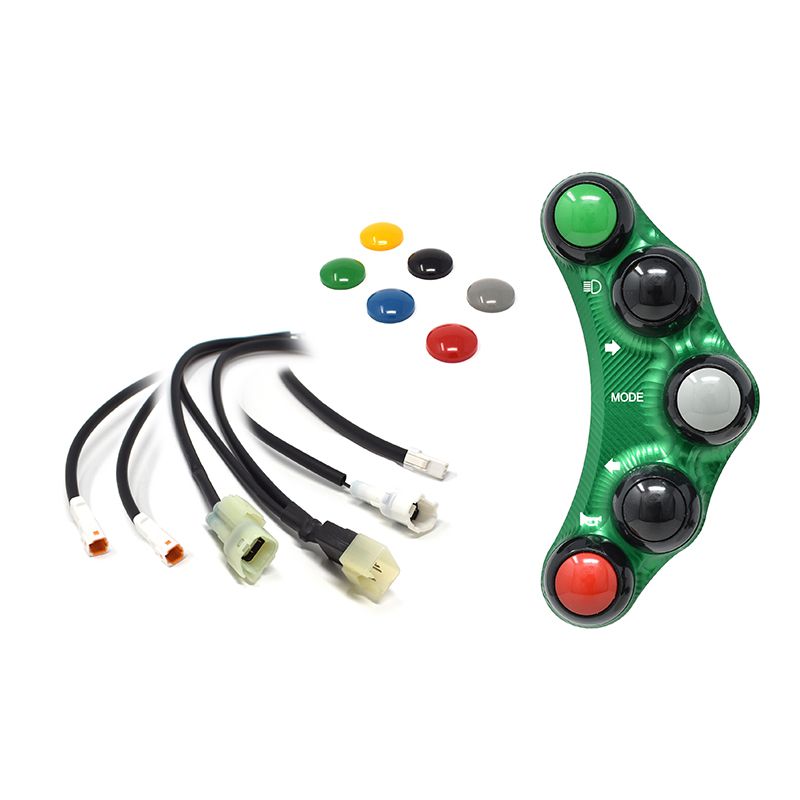 STREET VERSION LEFT HANDLEBAR SWITCH GREEN JETPRIME KAWASAKI ZX10R 2016 - 20