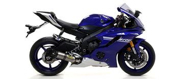 TERMINALE ARROW THUNDER OMOLOGATO TITANIO-CARBONIO YAMAHA YZF R6 17-20