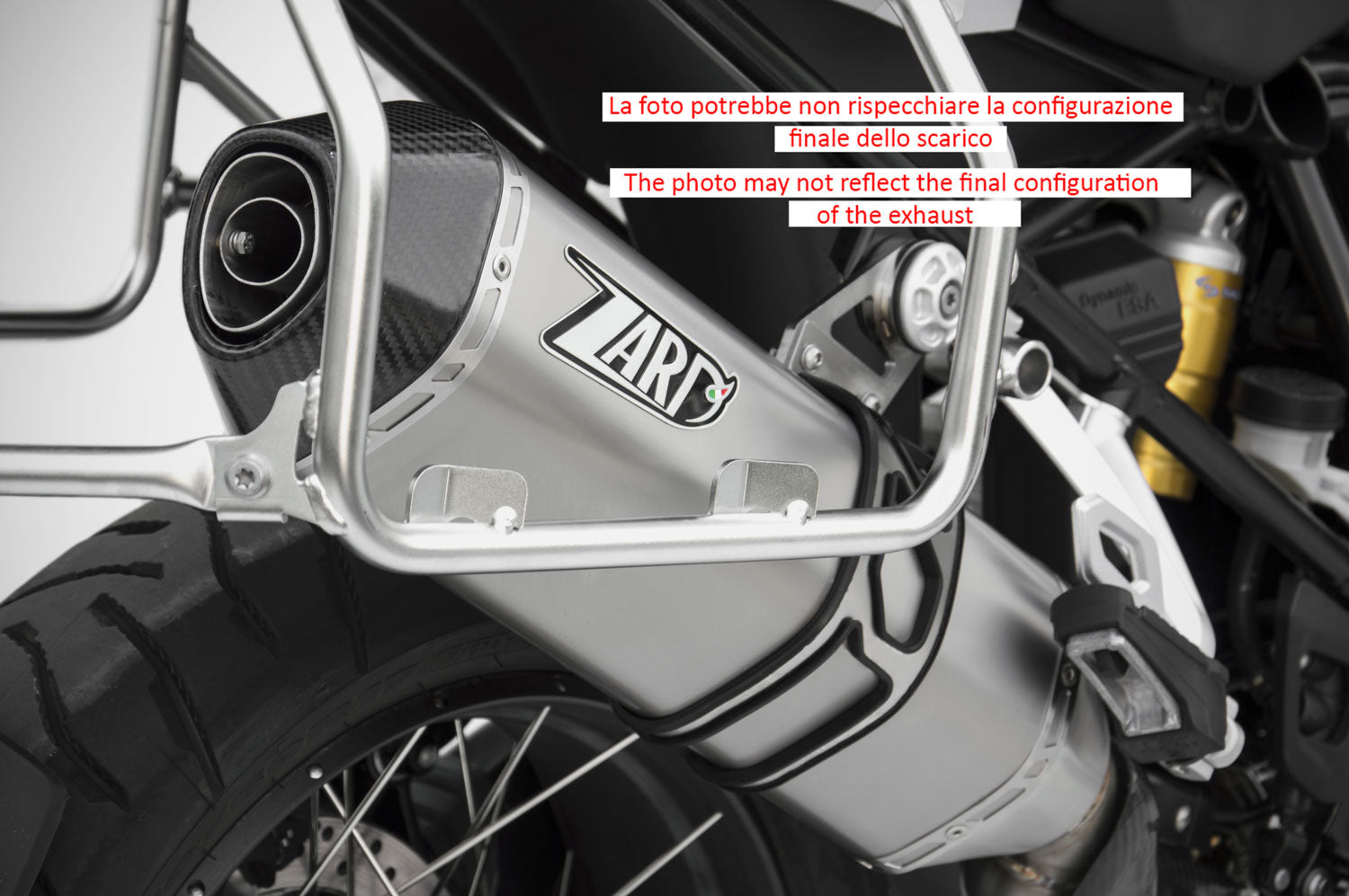 TERMINALE SCARICO ZARD PENTA-R ACCIAIO INOX RACING BMW R 1200 GS 2013-18