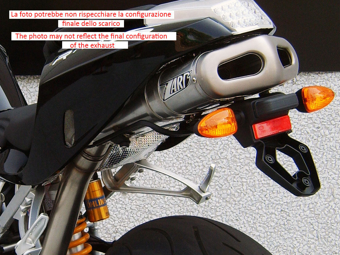 TERMINALE SCARICO SOTTOSELLA ZARD INOX OMOLOGATO BMW R 1200 S MONOPOSTO 11-13