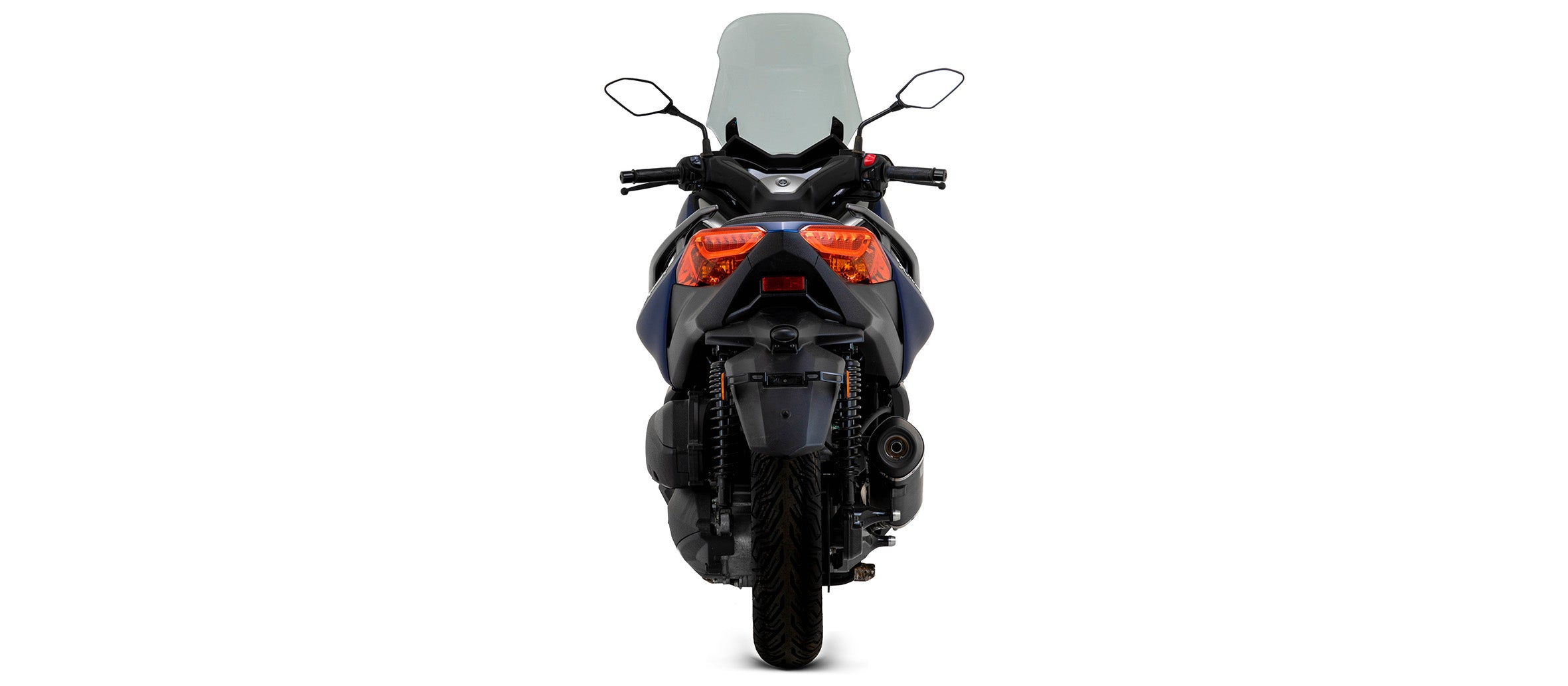 COMPLETE EXHAUST APPROVED URBAN BLACK ALU-BLACK ARROW YAMAHA X-MAX 300 21-22