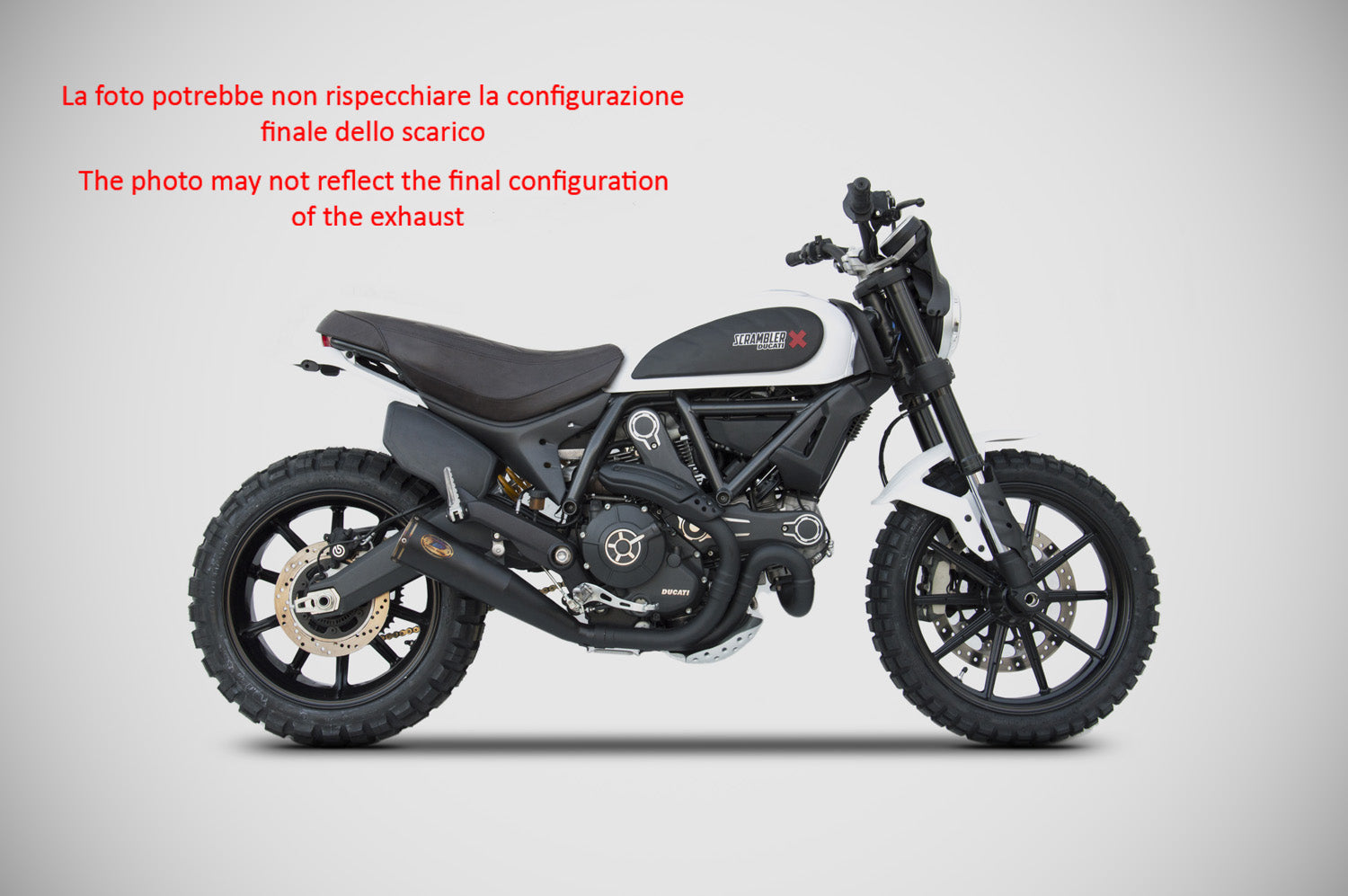TERMINALE SCARICO ZARD ZUMA INOX-SILVER EURO3 DUCATI SCRAMBLER 800 2015-16