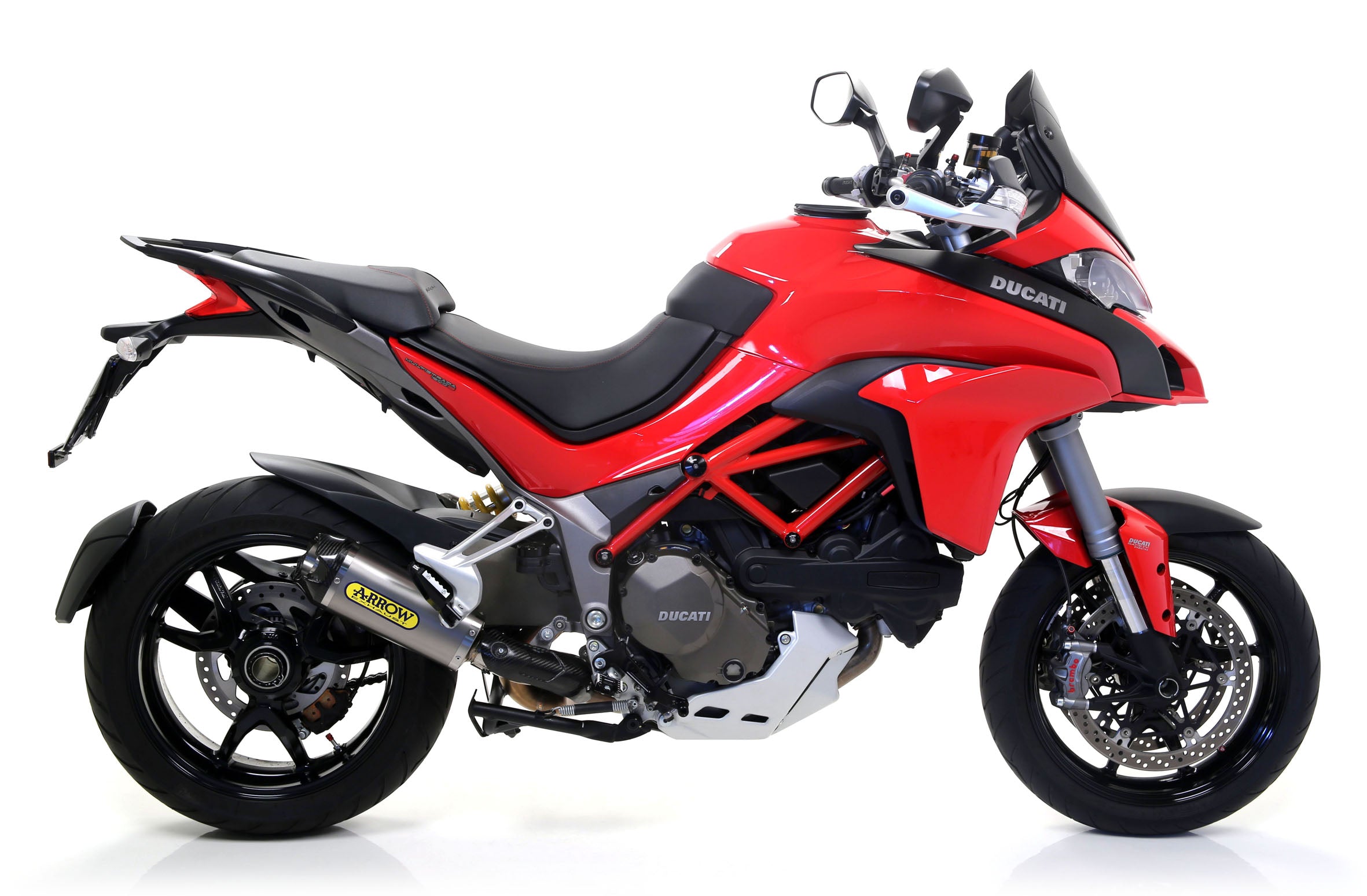 SILENCER APPROVED INDY-RACE TITANIUM-CARB ARROW DUCATI MULTISTRADA 1200 15-17