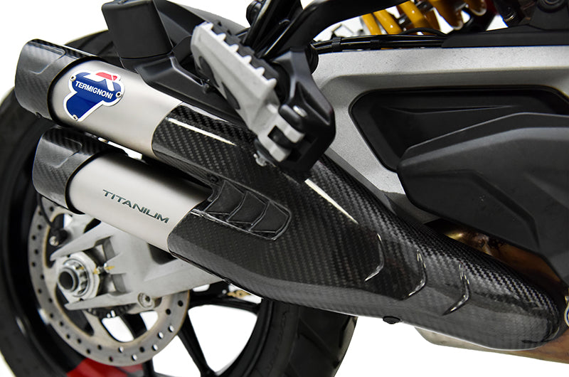 TERMINALE SCARICO OMOLGATO  TITANIO TERMIGNONI DUCATI MULTISTRADA V4 2021 - 22 EURO5