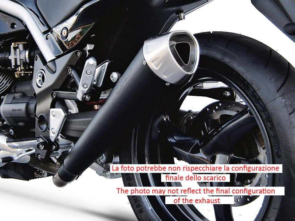 EXHAUST ZARD CONICAL STEEL APPROVED MOTO GUZZI GRISO 2005-16