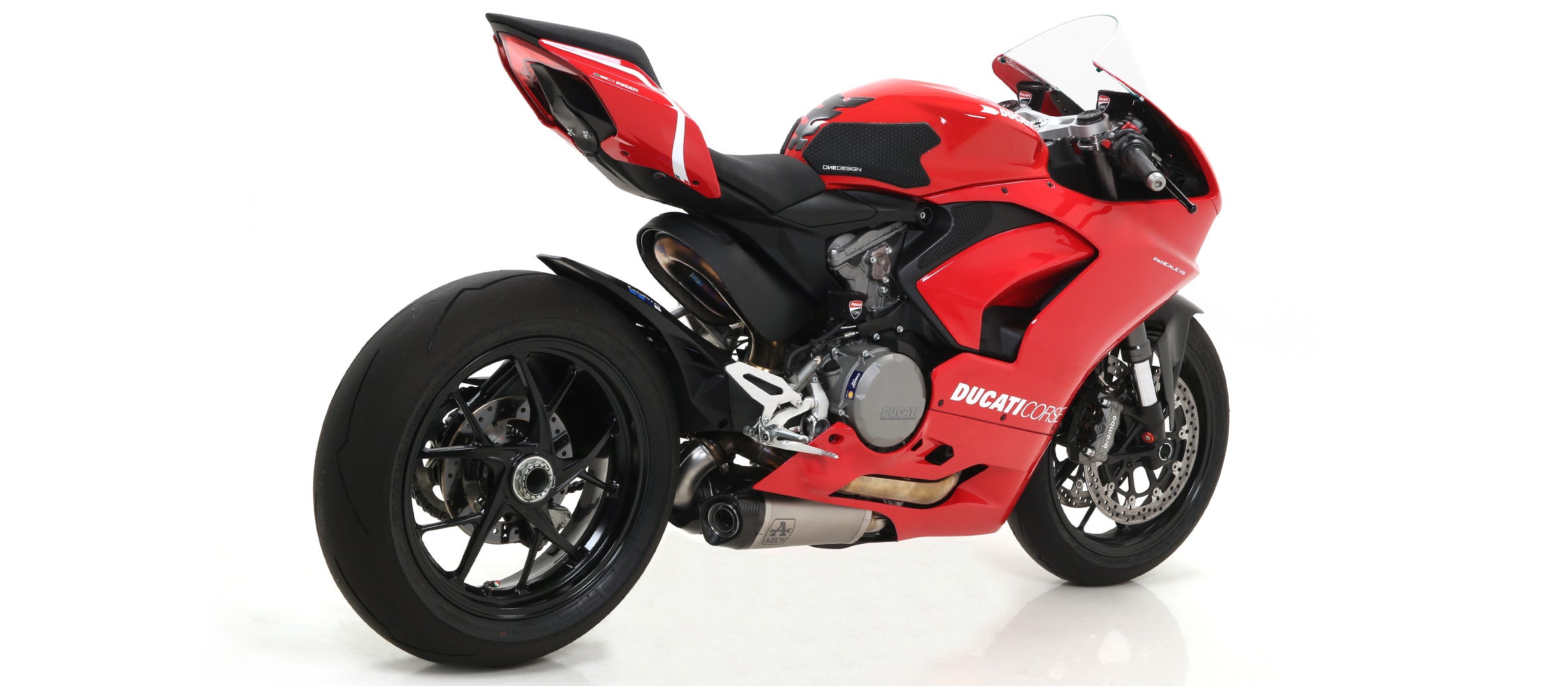 SILENCER WORKS TITANIUM (DX+SX)-CARB ARROW DUCATI PANIGALE V2 2020-