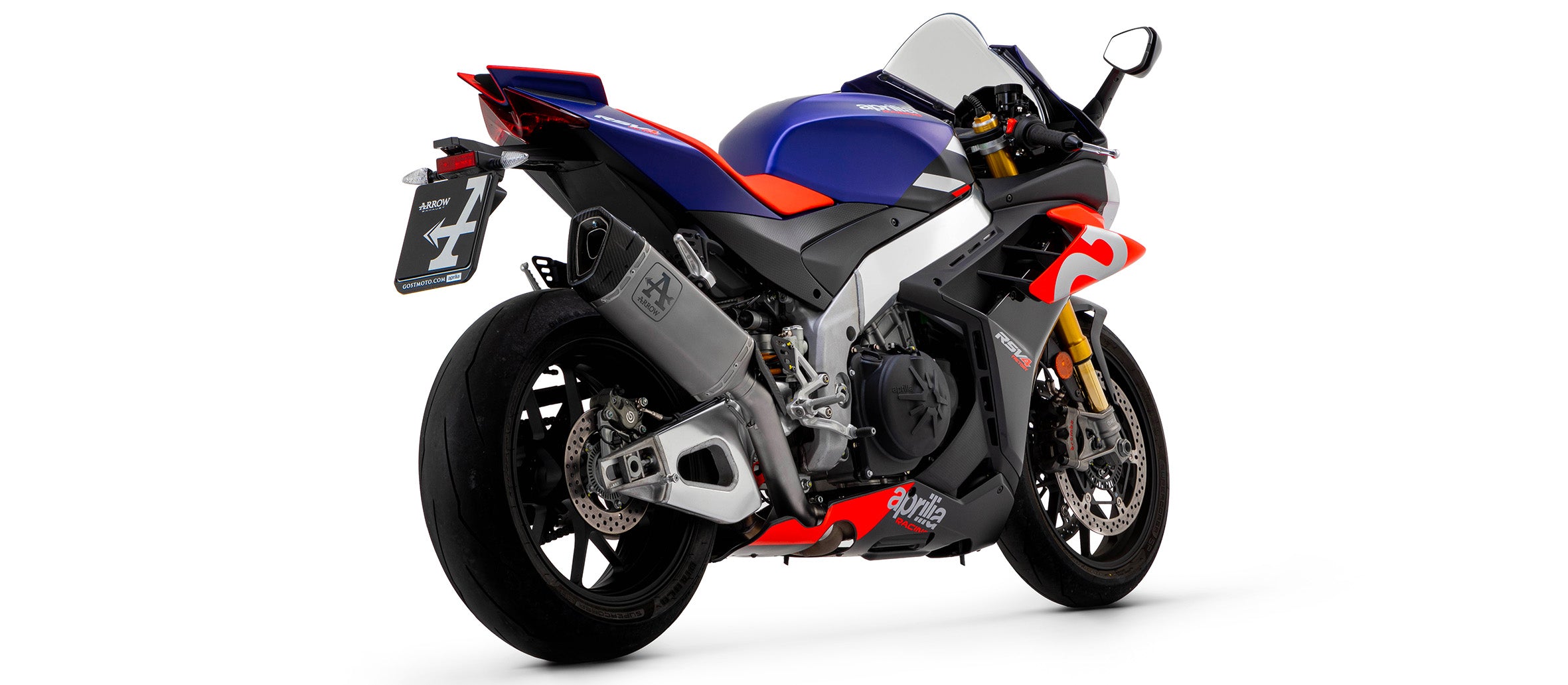 MID PIPE TIT + SILENCER PISTA TIT-CARB ARROW APRILIA RSV4 1100 FACTORY 2021-22