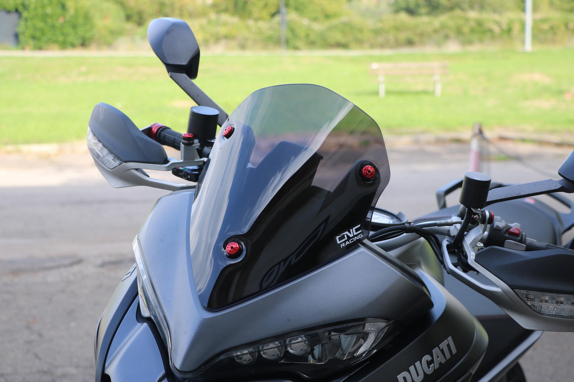 WINDSCREEN SPORT SMOKE CNC RACING DUCATI MULTISTRADA 1200 ENDURO 2016 - 18