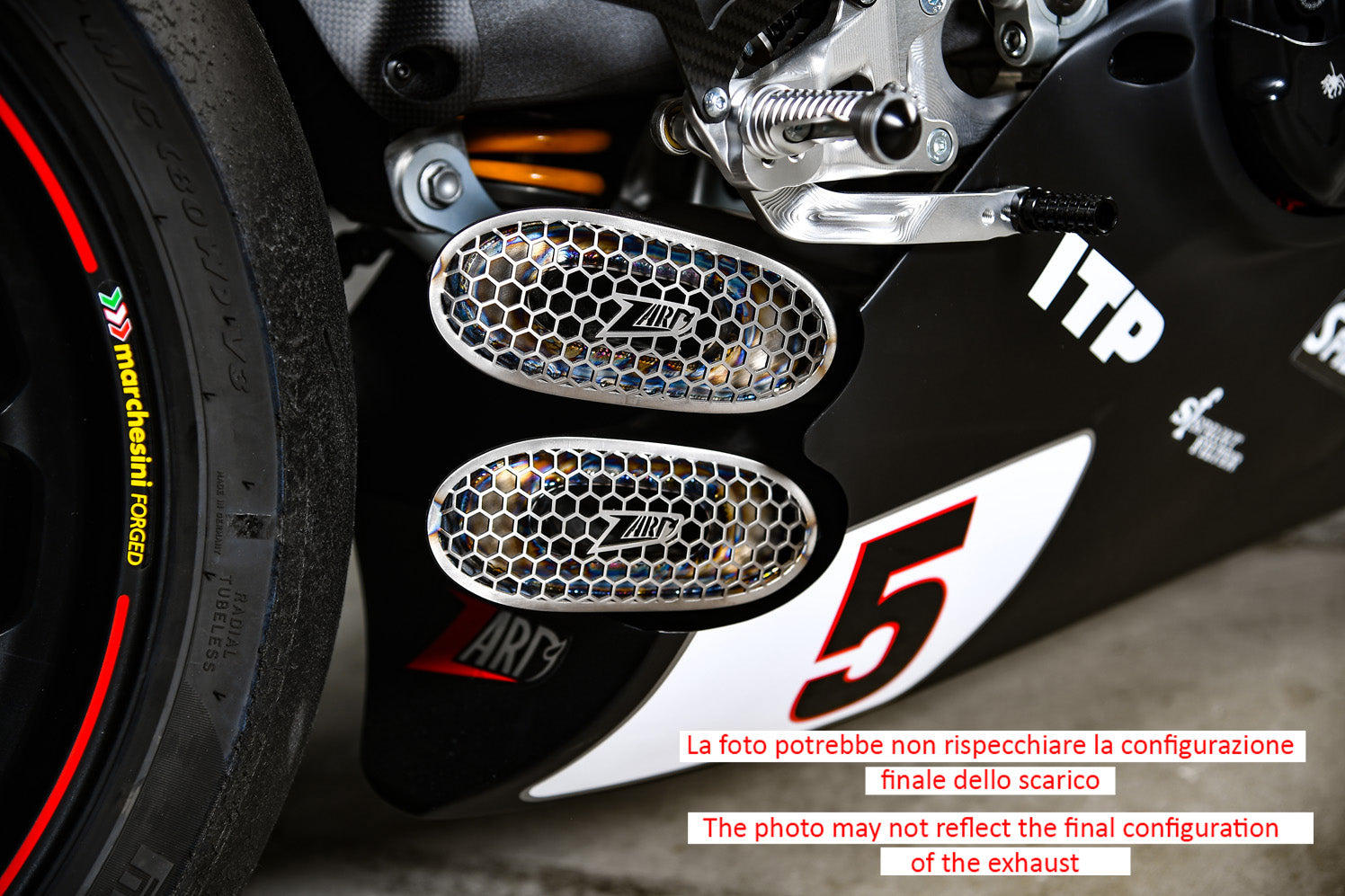 EXHAUST ZARD TITANIUM RACING DUCATI STREETFIGHTER V2 2020-23