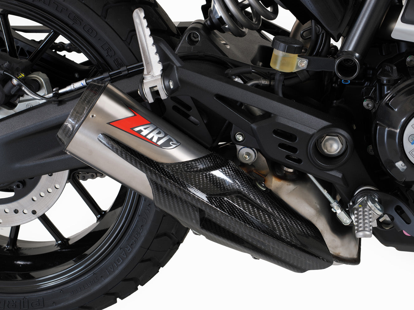 TERMINALE SCARICO ZARD ACCIAIO INOX OMOLOGATO EURO5 DUCATI SCRAMBLER 800 2023-24