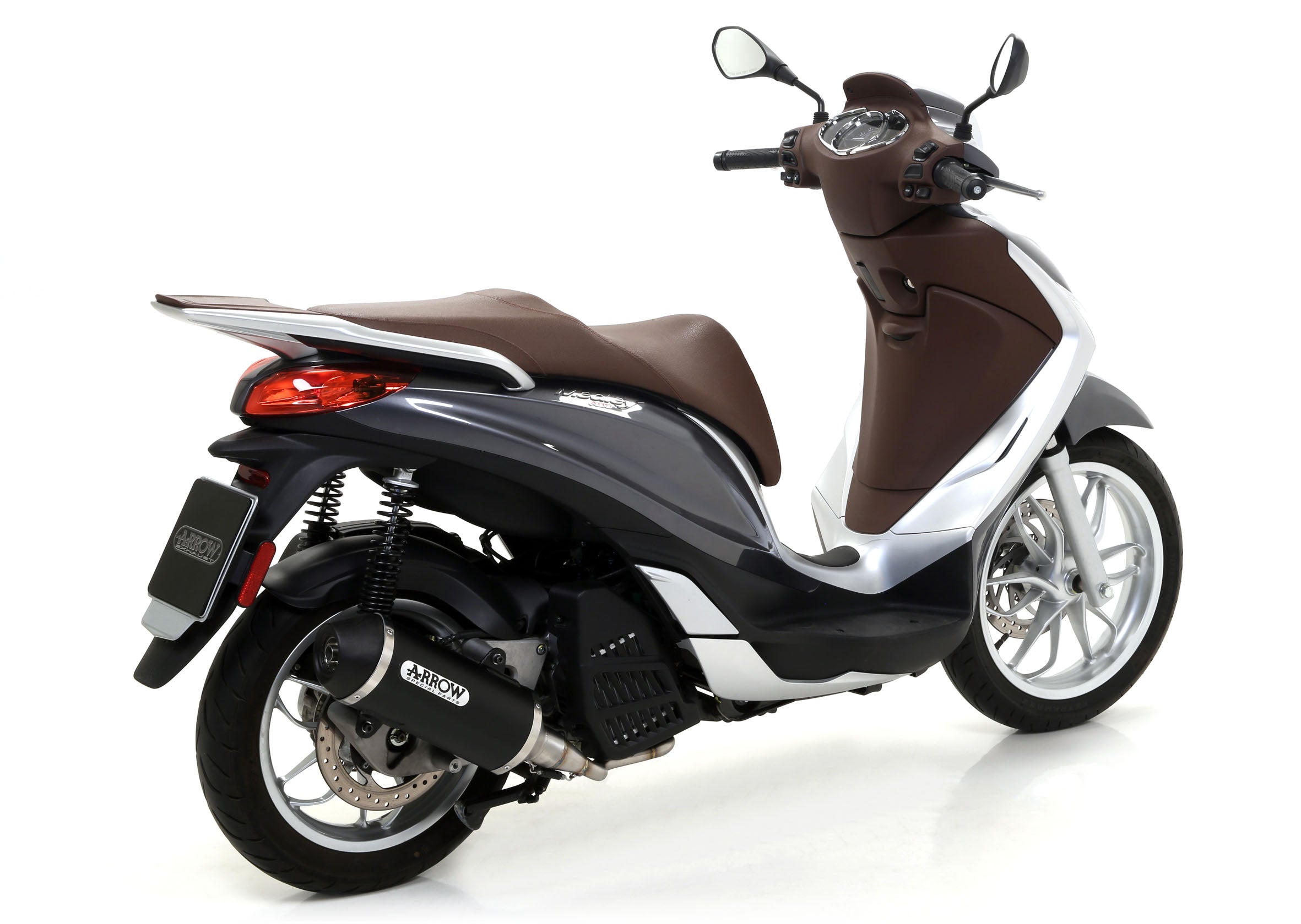 COMPLETE EXHAUST APP URBAN BLACK ALU-BLACK ARROW PIAGGIO MEDLEY 150 S 16-20