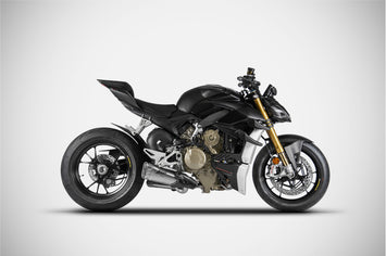 ZARD SLIP-ON TITANIUM UNDERBELLY RACING DUCATI STREETFIGHTER V4 2020-22