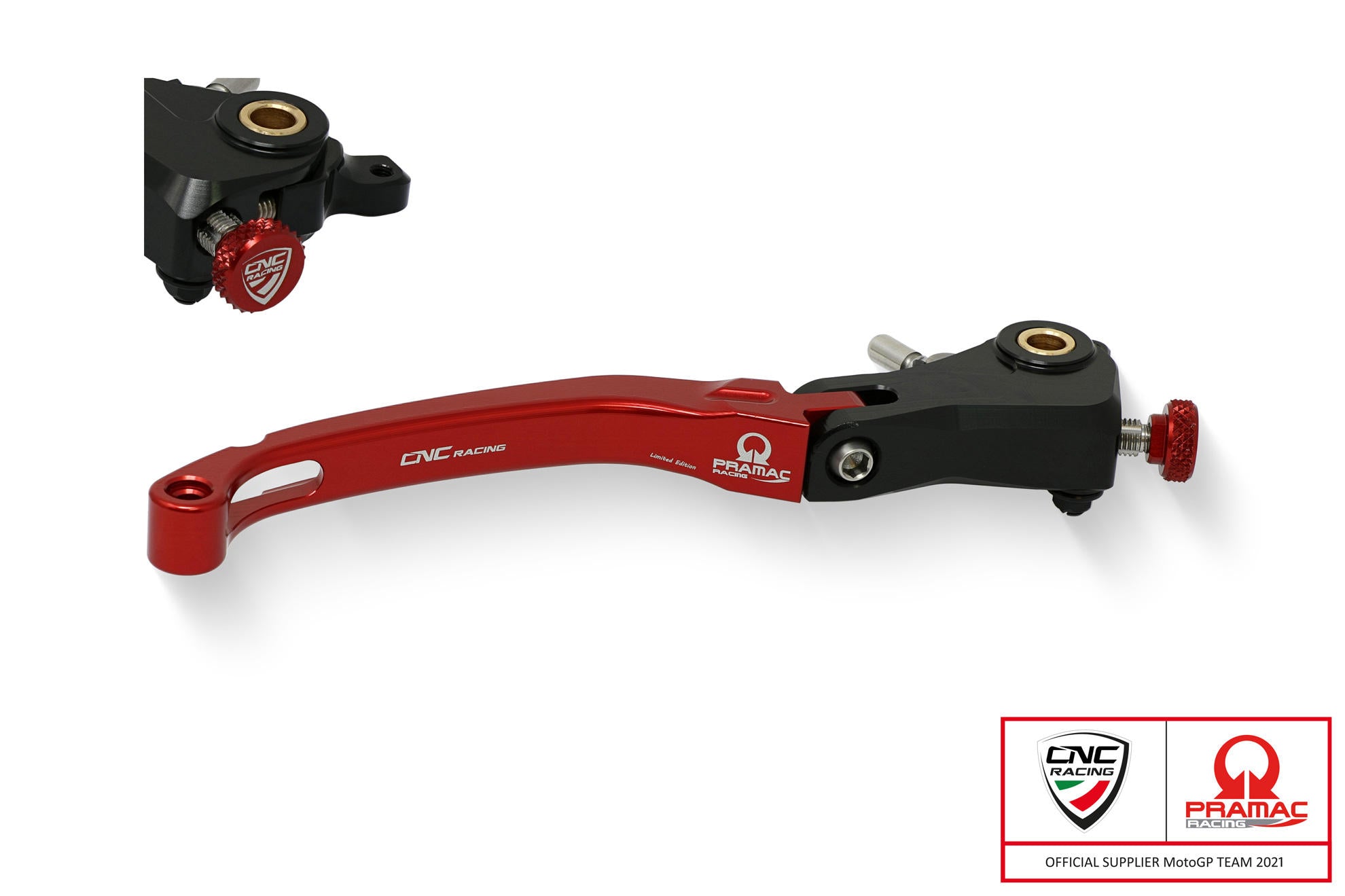 LEVA FRENO RACE PIEGHEVOLE PRAMAC CNC RACING DUCATI SUPERBIKE 848
