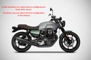 TERMINALE SCARICO ZARD INOX RACING CERAMICATO NERO MOTO GUZZI V7 850 2021-23