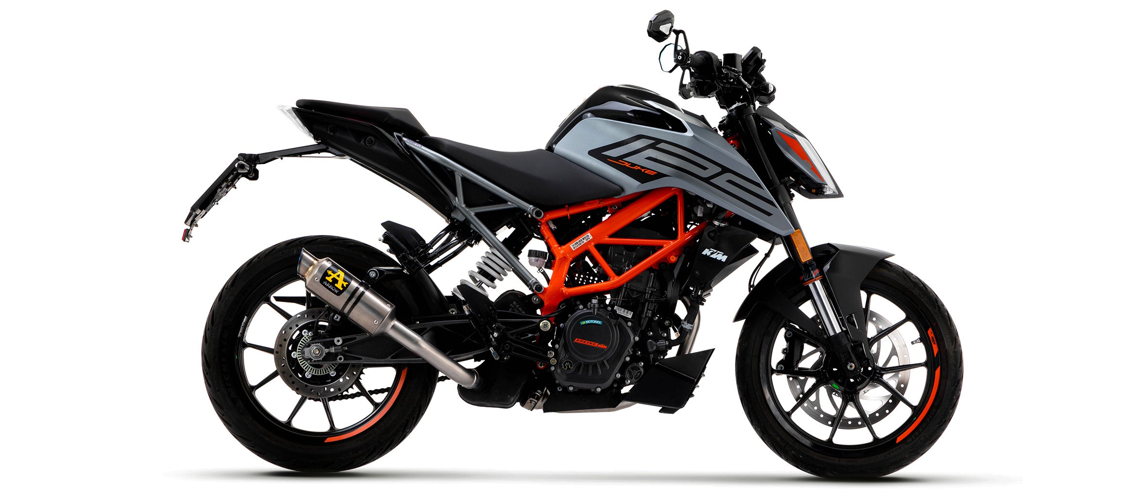 SCARICO MARMITTA GP2 FULL TITANIO ARROW KTM DUKE 125 2021-22