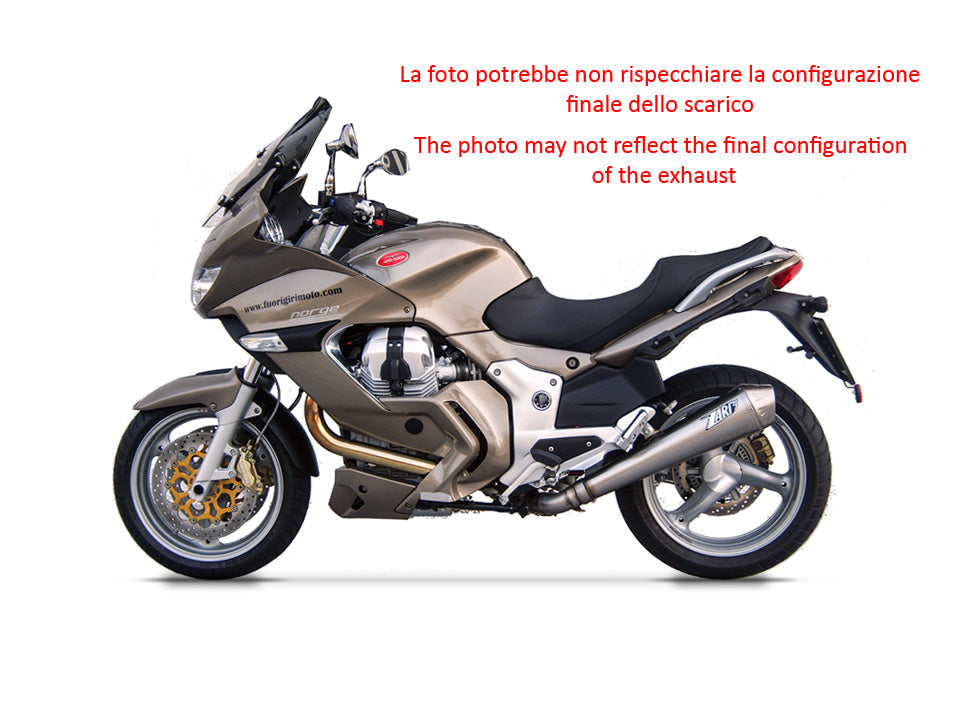 EXHAUST ZARD CONICAL STEEL APPROVED MOTO GUZZI NORGE 2006-10