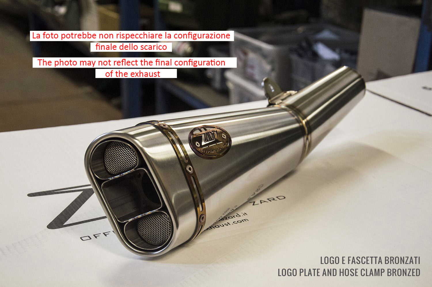 EXHAUST ZARD SHORT RACING STAINLESS STEEL-STEEL YAMAHA XSR 900 2013-16