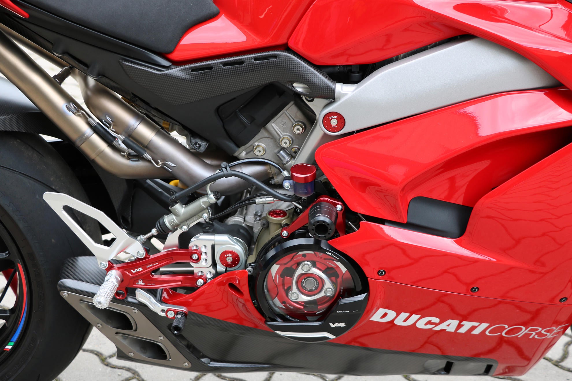 FRAME CRASH PROTECTIONS CNC RACING DUCATI PANIGALE V4 / S