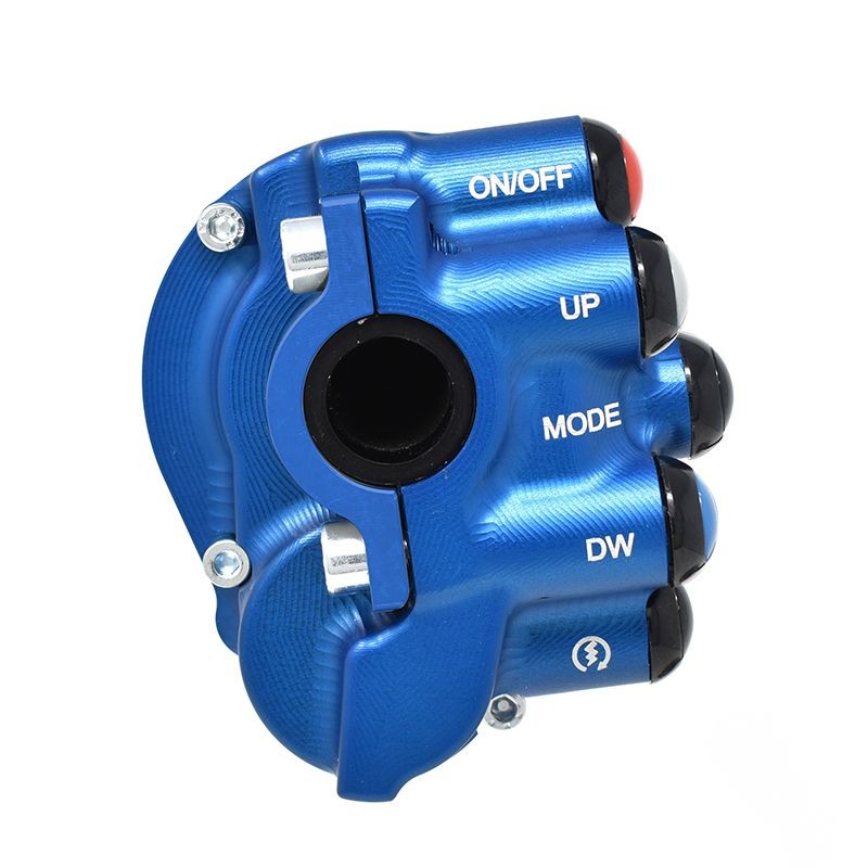 RIGHT SWITCH + GAS INTEGRATED CONTROLS BLUE JETPRIME YAMAHA YZF R1 2020>