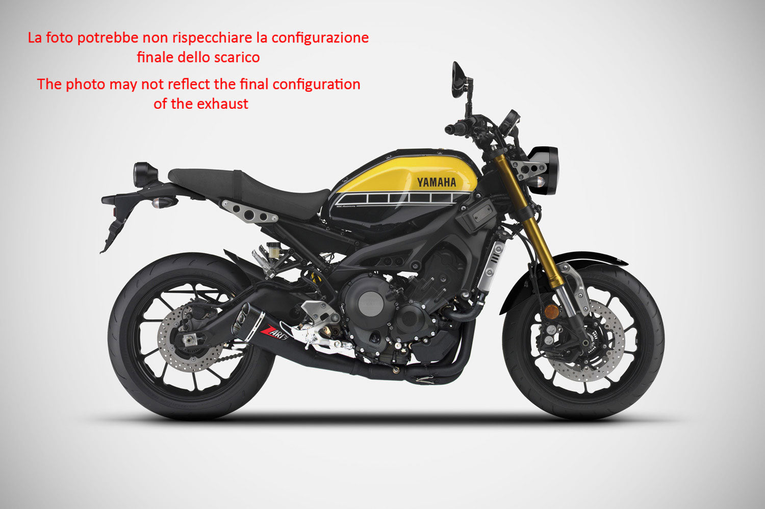 EXHAUST ZARD SHORT RACING STAINLESS STEEL-STEEL YAMAHA XSR 900 2013-16