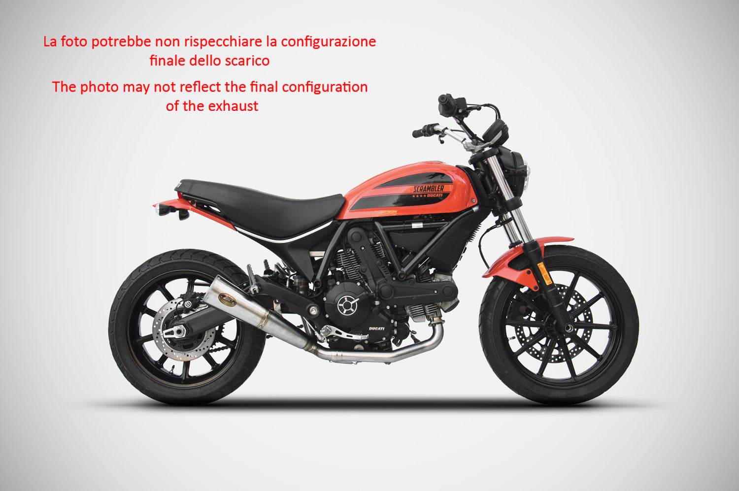 EXHAUST CONICAL ZARD STAINLESS STEEL RACING DUCATI SCRAMBLER SIXTY2 16-19