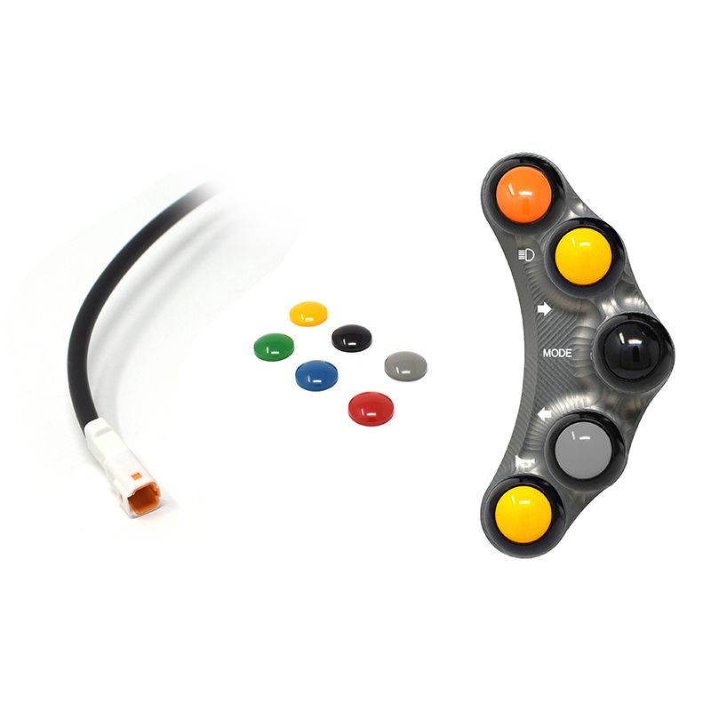 STREET VERSION LEFT HANDLEBAR SWITCH TITANIUM JETPRIME DUCATI HYPERMOTARD 821-SP