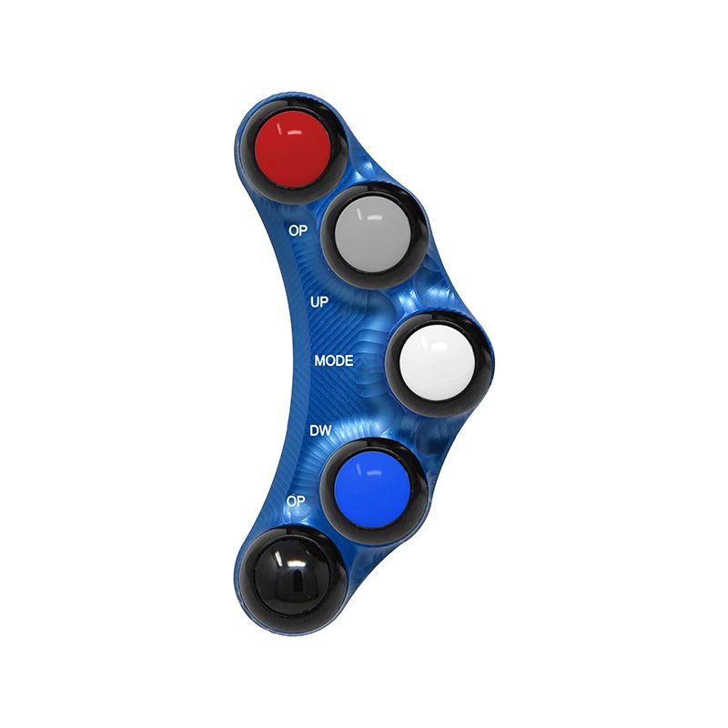 RACING LEFT HANDLEBAR SWITCH BLUE JETPRIME APRILIA RSV4 / R 2009 - 10