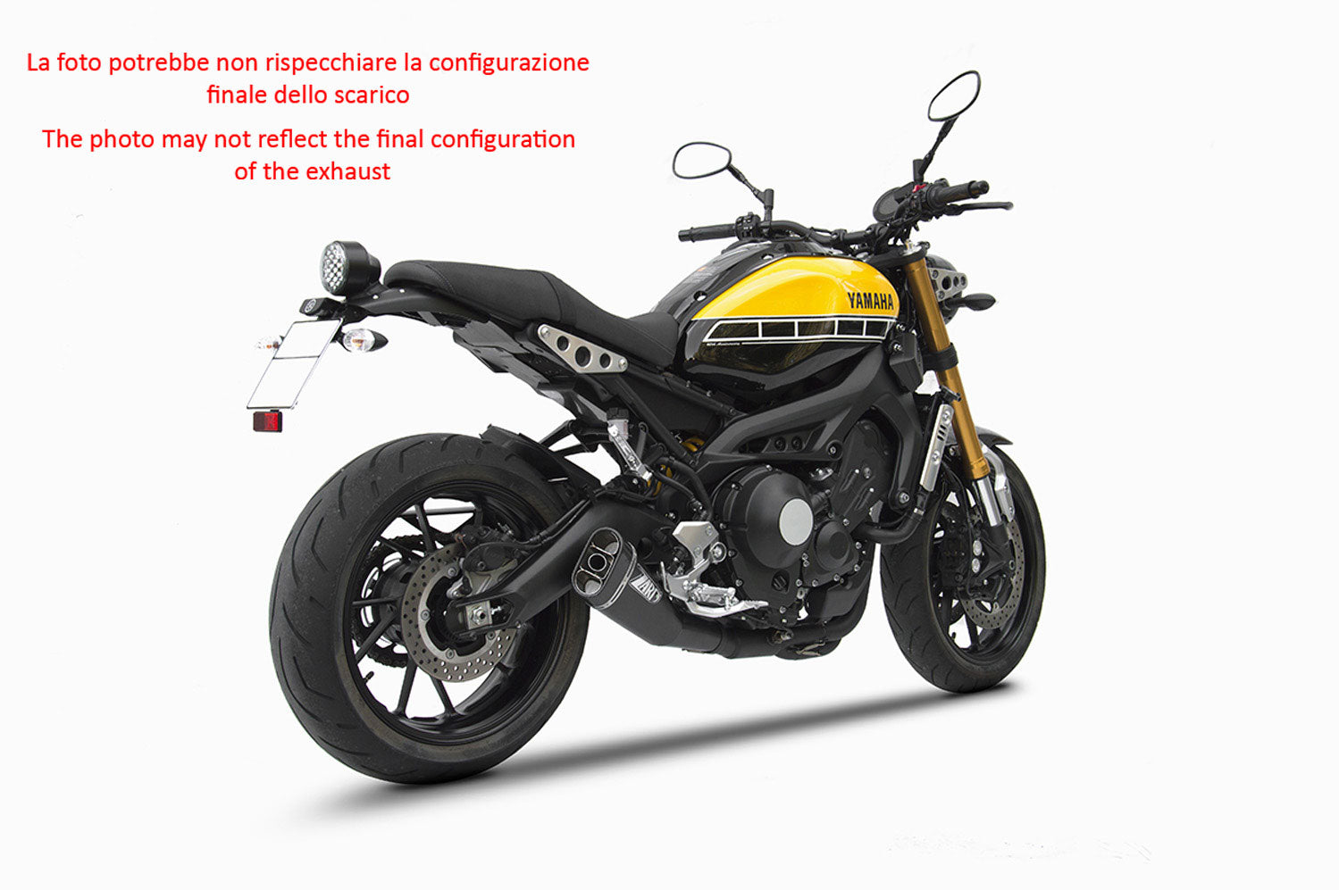 EXHAUST ZARD SHORT RACING STAINLESS STEEL-STEEL YAMAHA XSR 900 2013-16