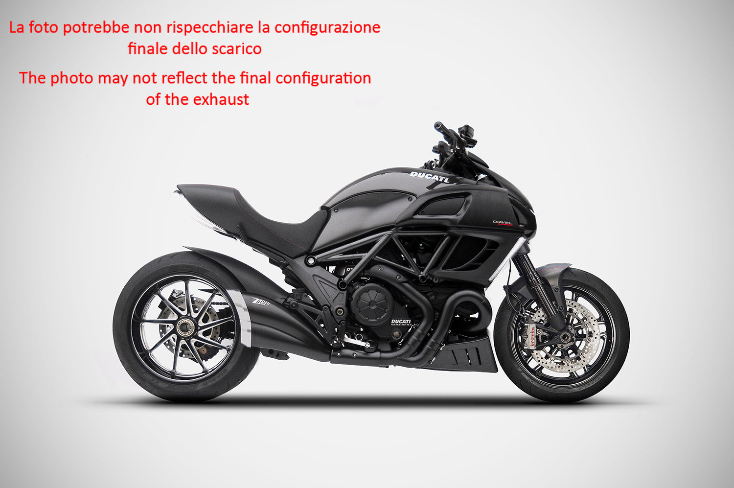 COLLETTORI RACING ZARD IN ACCIAIO INOX DUCATI DIAVEL 2011-18