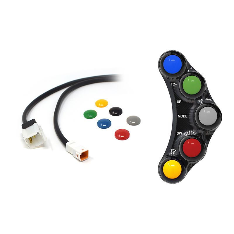 RACING LEFT HANDLEBAR SWITCH JETPRIME APRILIA RSV4 / RR 1000 2011 - 16