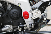 FRAME CAPS SET SWINGARM PIVOT AXLE CNC RACING APRILIA RSV4 FACTORY 2009 - 14