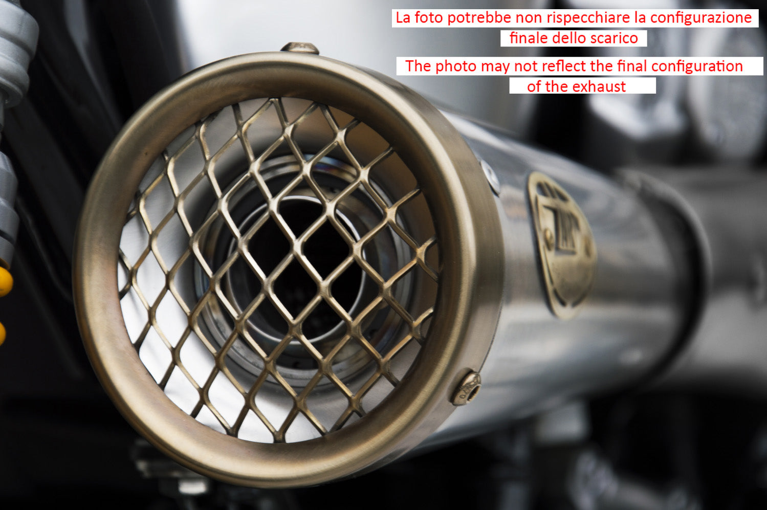 EXHAUST ZARD STEEL-STEEL TIGER 70 RACING TRIUMPH STREET SCRAMBLER 2017-23